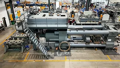 Экструзионный пресс для алюминиевого профиля с коротким ходом 5000T